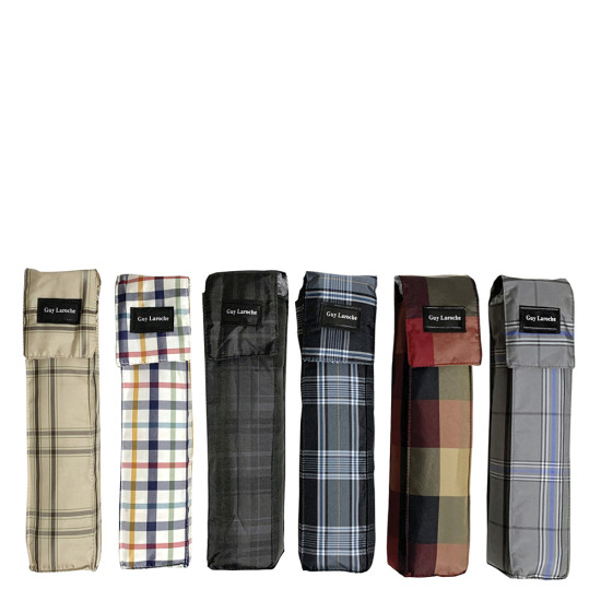 Chanos guy laroche 8407 ομπρέλα σπαστή 53cm πολύχρωμη