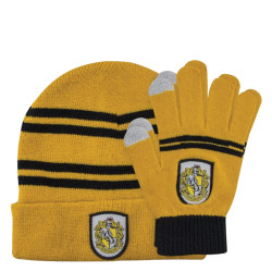 Cinereplicas Harry Potter 60118 σετ παιδικό σκούφος-γάντια Hufflepuff
