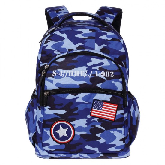 One Backpack 21526 σακίδιο πλάτης navy camo