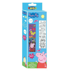 Διακάκης 482628 puzzle χρωματισμού πύργος 24τμχ Peppa pig