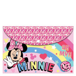 Διακάκης 563046 φάκελος με κουμπί Α4 Minnie Mouse