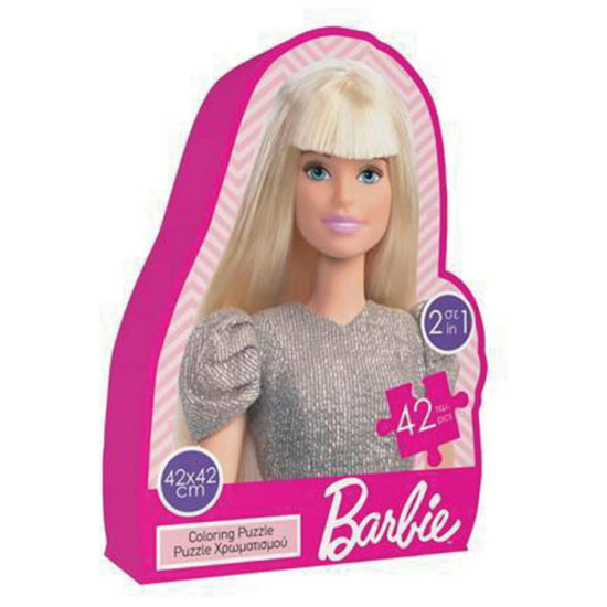 Διακάκης 570194 puzzle χρωματισμού 42τμχ Barbie