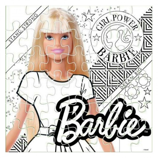 Διακάκης 570194 puzzle χρωματισμού 42τμχ Barbie