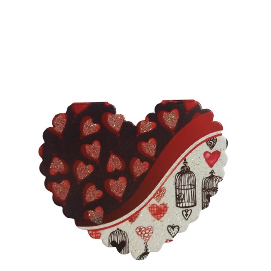 Δωρόσημο 11954-12 κάρτα ευχών ερωτευμένων 6Χ7cm Καρδιές κλουβάκια