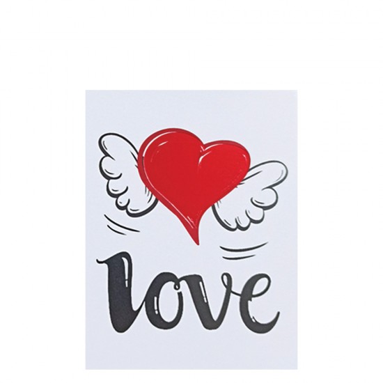 Δωρόσημο 13102-11 κάρτα ευχών ερωτευμένων 6,5Χ8,5cm Love