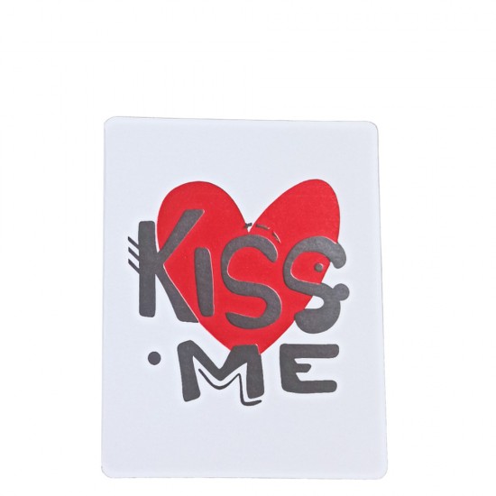 Δωρόσημο 13102-12 κάρτα ευχών ερωτευμένων 6,5Χ8,5cm Kiss me