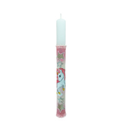 Dreamlight 23-337 λαμπάδα unicorn με ξύλινο κουτί