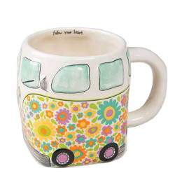 Natural Life MUG245 κούπα κεραμική Folk Van