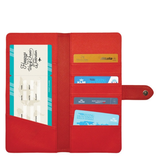 Legami Travel Organizer TO0025 θήκη ταξιδιωτικών εγγράφων RFID κόκκινο