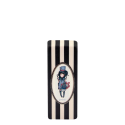 Santoro Gorjuss 769GJ01 classic stripe γόμα The Hatter