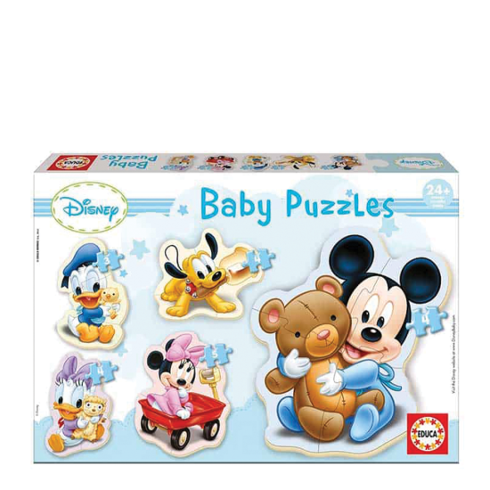 Educa 13813 σετ puzzles φιγούρες 5τμχ Mickey Mouse