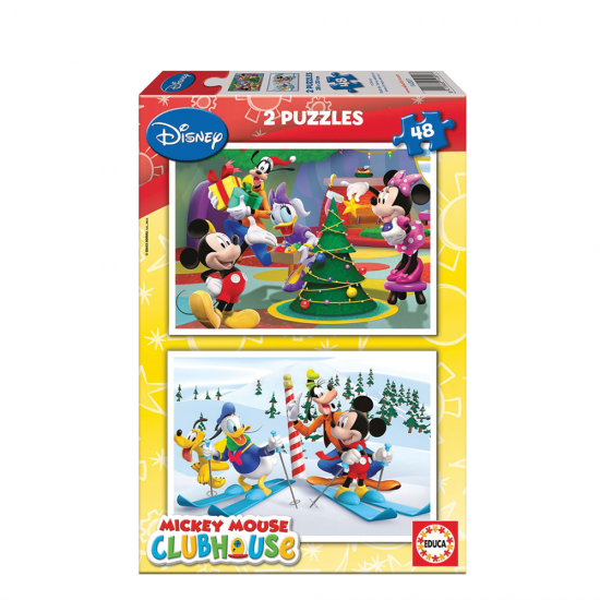 Educa 14207 σετ puzzles 2 x 48τμχ Mickey Mouse