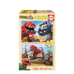 Educa 17271 σετ puzzles 2 x 25τμχ Dinotrux