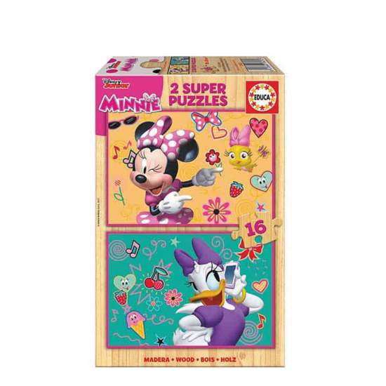 Educa 17623 σετ puzzles 2 x 16τμχ Minnie Mouse