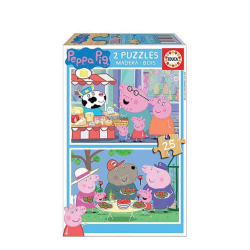 Educa 18078 σετ puzzles 2 x 25τμχ Peppa Pig