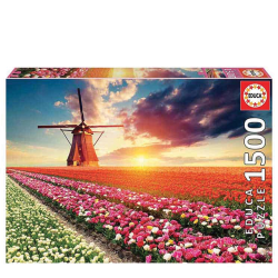 Educa 18465 puzzle 1500τμχ Paisaje de Tulip
