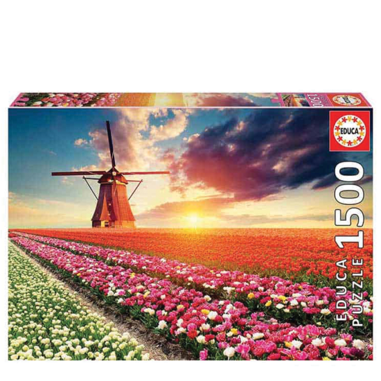 Educa 18465 puzzle 1500τμχ Paisaje de Tulip