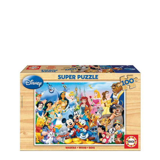 Educa 12002 puzzle ξύλινο 100τμχ Disney