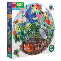 eeBoo PZFWID puzzle στρογγυλό Rewilding 500τμχ