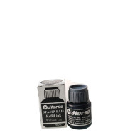 Horse μελάνι για ταμπόν σφραγίδας 30 ml μαύρο
