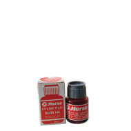 Horse μελάνι για ταμπόν σφραγίδας 30 ml κόκκινο