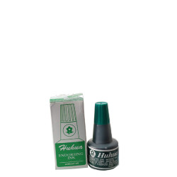 Huhua μελάνι για ταμπόν σφραγίδας 30ml πράσινο
