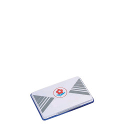 Huhua Flower T1-02 ταμπόν γραφείου μικρό 10x7 cm μπλε
