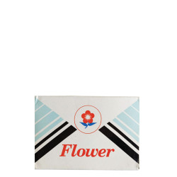 Flower Νο2 ταμπόν γραφείου μεσαίο 12x8 cm μαύρο
