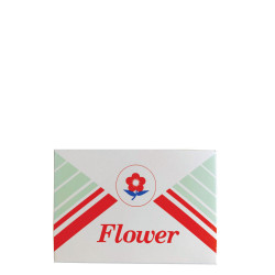 Flower Νο2 ταμπόν γραφείου μεσαίο 12x8 cm κόκκινο