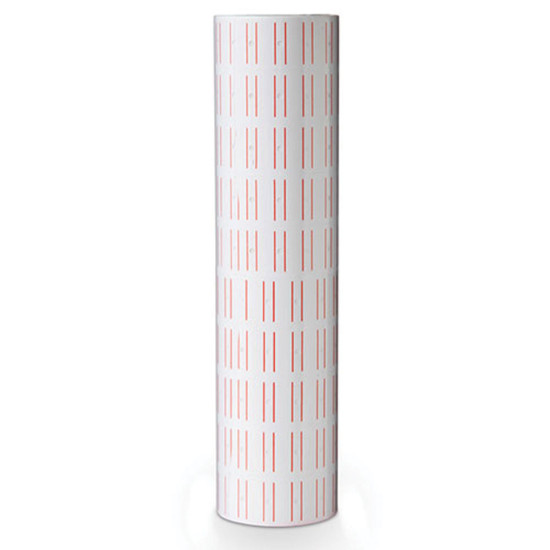 Deli No.3210 ετικέτες τιμών με κόκκινη γραμμή 21.5x12 mm 10 ρολλά