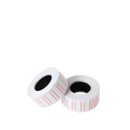 Deli No.3210 ετικέτες τιμών με κόκκινη γραμμή 21.5x12 mm 10 ρολλά