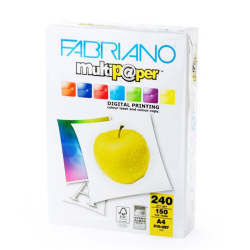 Fabriano Multipaper χαρτί Α4 240γρ. 150φ. λευκό