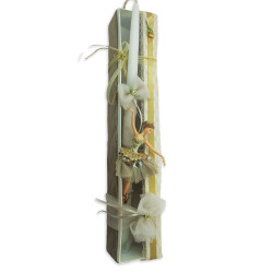 Georgia candle creations κ52 λαμπάδα μπαλαρίνα με κορδέλα λάδι