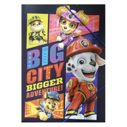 Gim 334-35515 πλαστικό ντοσιε με λάστιχο Α4 paw patrol movie