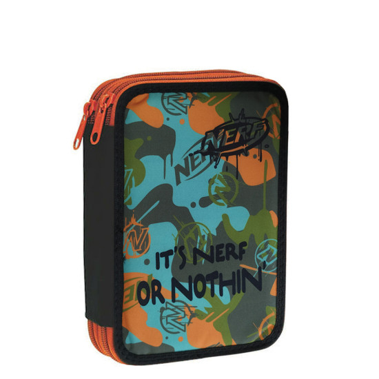 Gim 336-33100 κασετίνα διπλή γεμάτη nerf camo
