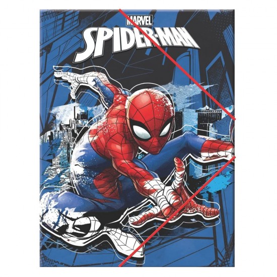 Gim 337-03515 πλαστικό ντοσιε με λάστιχο Α4 Spiderman