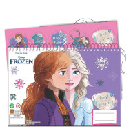 Gim 341-68416 μπλοκ ζωγραφικής 23x33 40φύλλα +stickers frozen