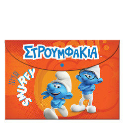 Gim 344-20580 φάκελος κουμπί Α4 Smurfs