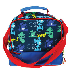Gim 344-22220 τσαντάκι φαγητού οβάλ Smurfs with me