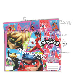 Gim 346-06416 μπλοκ ζωγραφικής 23x33 40φύλλα +stickers ladybug