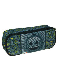 Gim 368-00141 κασετίνα οβάλ emoji denim