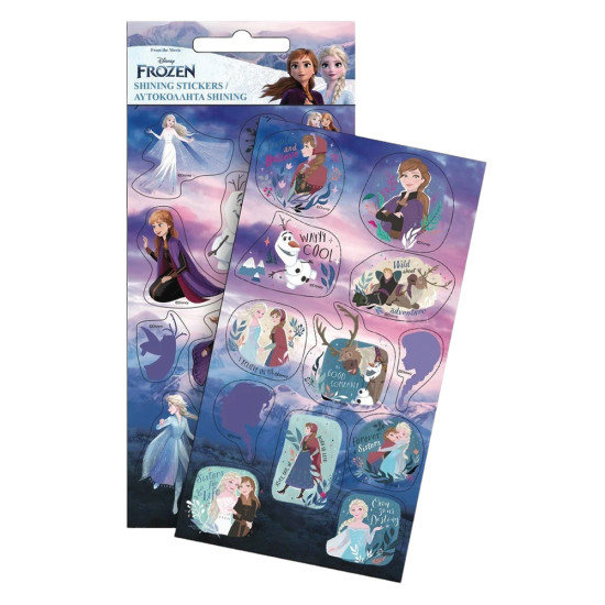 Gim 771-81333 αυτοκόλλητα shining frozen 2