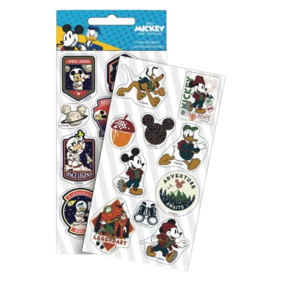 Gim 773-00338 αυτοκόλλητα foam Mickey friends