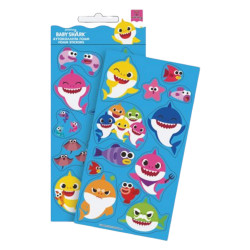 Gim 775-12038 αυτοκόλλητα foam baby shark