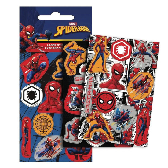 Gim 777-51910 αυτοκόλλητα laser Spiderman