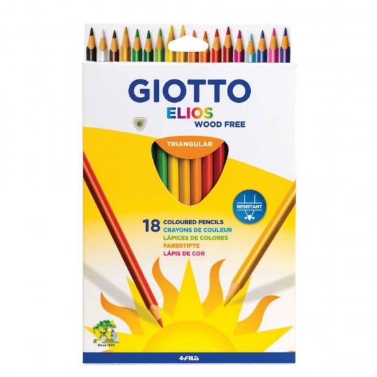 Giotto elios triangular 277900 ξυλοπογιές 18τμχ