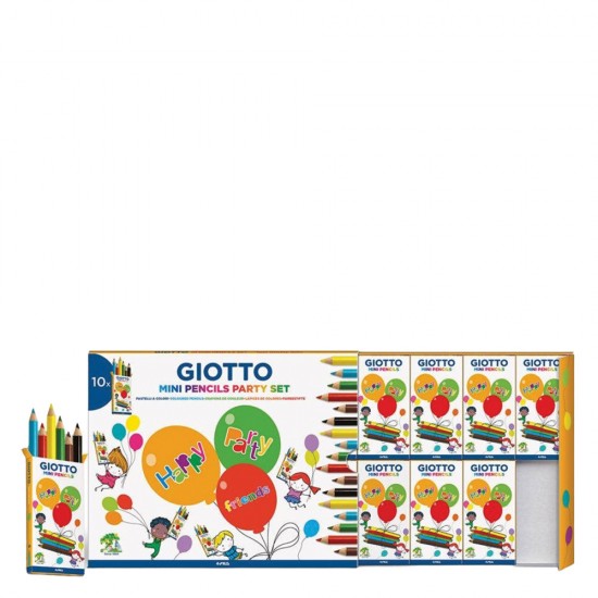 Giotto 312000 kids party gift box σετ ξυλομπογιές 10x6