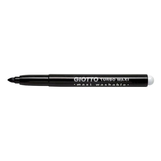 Giotto 456036 turbo maxi μαρκαδόροι μονόχρωμοι μαύρο 12τμχ