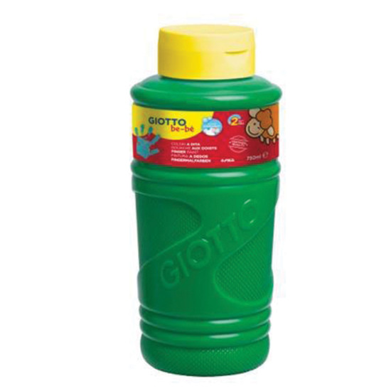 Giotto bebe 472911 δακτυλομπογιά πράσινο 750ml