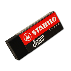 Stabilo 1196E exam grade γομα πλαστική μαύρη